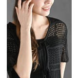 スカシ編みフロントリボンカーディガン | rps | 詳細画像6 