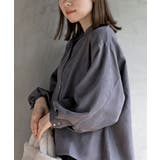ミジンコールボリューム袖バンドカラーブラウス | rps | 詳細画像15