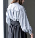 ミジンコールボリューム袖バンドカラーブラウス | rps | 詳細画像25