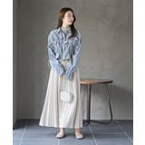 スエードポンチプリーツスカート | rps | 詳細画像11 