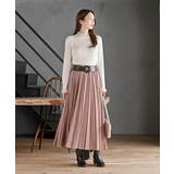 スエードポンチプリーツスカート | rps | 詳細画像13 