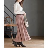 スエードポンチプリーツスカート | rps | 詳細画像16 