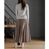 スエードポンチプリーツスカート | rps | 詳細画像23 