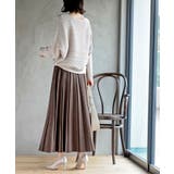 スエードポンチプリーツスカート | rps | 詳細画像32 