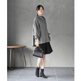 レースアップピーチ起毛ボリューム袖ブラウス | rps | 詳細画像2 