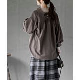 レースアップピーチ起毛ボリューム袖ブラウス | rps | 詳細画像20 