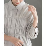 ピーチ起毛シャーリングブラウス | rps | 詳細画像14 