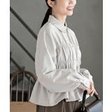 ピーチ起毛シャーリングブラウス | rps | 詳細画像17 