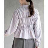 ピーチ起毛シャーリングブラウス | rps | 詳細画像24 