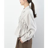 ピーチ起毛シャーリングブラウス | rps | 詳細画像26 