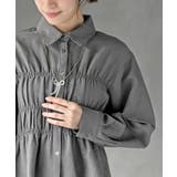 ピーチ起毛シャーリングブラウス | rps | 詳細画像6 