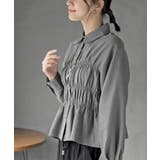 ピーチ起毛シャーリングブラウス | rps | 詳細画像7 