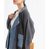 デニム切替ライダースニットジャケット | rps | 詳細画像16 