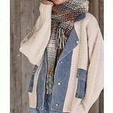 デニム切替ライダースニットジャケット | rps | 詳細画像6 