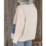 デニム切替ライダースニットジャケット | rps | 詳細画像8 