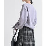 レースアップスリーブケーブルモールニットプルオーバー | rps | 詳細画像19 