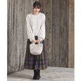 レースアップスリーブケーブルモールニットプルオーバー | rps | 詳細画像2 