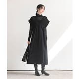 Ｖネックシャーリングワンピース | rps | 詳細画像10 