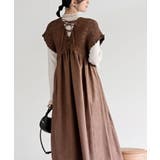 Ｖネックシャーリングワンピース | rps | 詳細画像21 