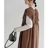 Ｖネックシャーリングワンピース | rps | 詳細画像24 