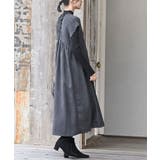 Ｖネックシャーリングワンピース | rps | 詳細画像5 