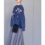 ＢＩＧリボン柄ニットプルオーバー | rps | 詳細画像18 