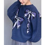 ＢＩＧリボン柄ニットプルオーバー | rps | 詳細画像22 