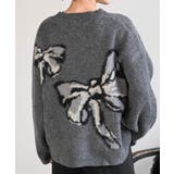 ＢＩＧリボン柄ニットプルオーバー | rps | 詳細画像7 