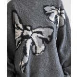 ＢＩＧリボン柄ニットプルオーバー | rps | 詳細画像8 