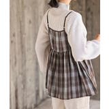 フロントリボン起毛チェックキャミソール | rps | 詳細画像16 