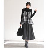 フロントリボン起毛チェックキャミソール | rps | 詳細画像2 