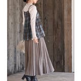 フロントリボン起毛チェックキャミソール | rps | 詳細画像21 