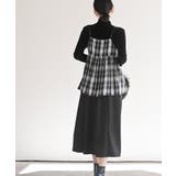 フロントリボン起毛チェックキャミソール | rps | 詳細画像4 