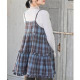 起毛チェックティアードキャミチュニック | rps | 詳細画像17 