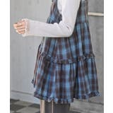 起毛チェックティアードキャミチュニック | rps | 詳細画像18 