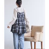 起毛チェックティアードキャミチュニック | rps | 詳細画像22 