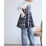 起毛チェックティアードキャミチュニック | rps | 詳細画像23 