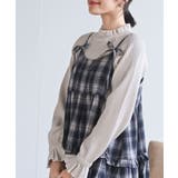 起毛チェックティアードキャミチュニック | rps | 詳細画像25 