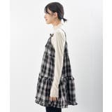 起毛チェックティアードキャミチュニック | rps | 詳細画像28 