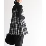 起毛チェックティアードキャミチュニック | rps | 詳細画像3 