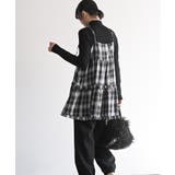 起毛チェックティアードキャミチュニック | rps | 詳細画像4 