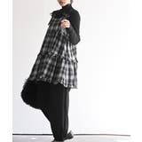 起毛チェックティアードキャミチュニック | rps | 詳細画像5 