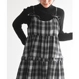 起毛チェックティアードキャミチュニック | rps | 詳細画像6 