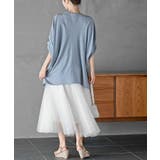 袖タックバンドカラードルマンブラウス | rps | 詳細画像12 