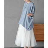 袖タックバンドカラードルマンブラウス | rps | 詳細画像13 