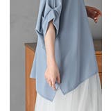 袖タックバンドカラードルマンブラウス | rps | 詳細画像15 