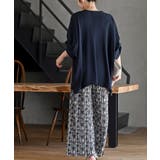 袖タックバンドカラードルマンブラウス | rps | 詳細画像20 