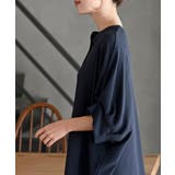 袖タックバンドカラードルマンブラウス | rps | 詳細画像23 