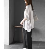 袖タックバンドカラードルマンブラウス | rps | 詳細画像3 