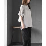 袖タックバンドカラードルマンブラウス | rps | 詳細画像5 